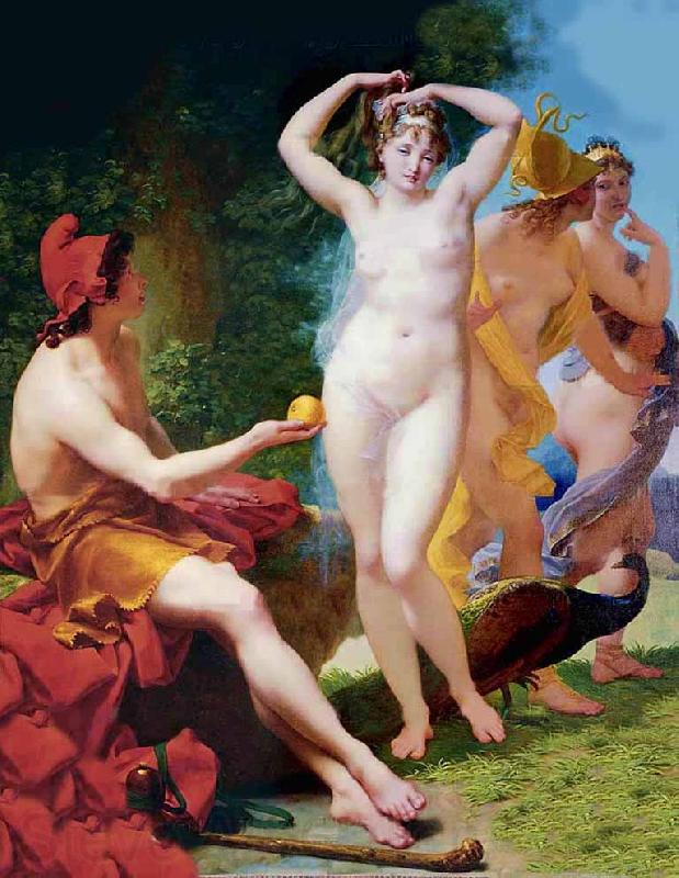 Baron Jean-Baptiste Regnault The Judgment of Paris Spain oil painting art